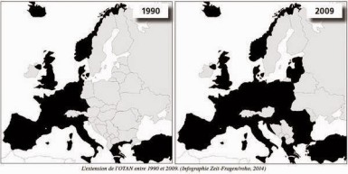 La diffusione della NATO in Europa